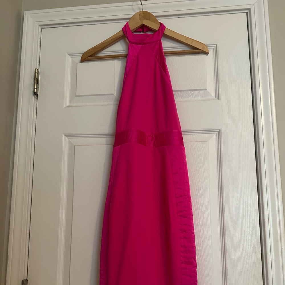 Barbie Pink BeBe Halter Dress